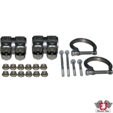 Mounting kit for exhaust rear. The kit includes clamps, nuts and bolts