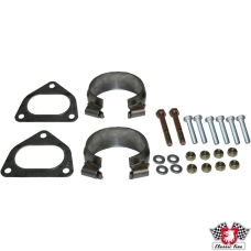 Mounting kit for cross over pipe set. The kit includes clamps, gaskets, nuts and bolts
