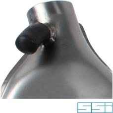 Heat exchanger set, left/right. Made of stainless steel