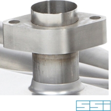 Heat exchanger set, left/right. Made of stainless steel