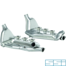 Heat exchanger set, left/right. Made of stainless steel. IMPORTANT: Major modification needed on engine tin ware when ins...
