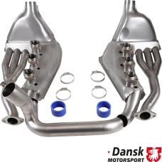 Heat exchanger set, Ø41 mm outside inlet tubing, left/right. Made of stainless steel. OEM style with no modifications on ...