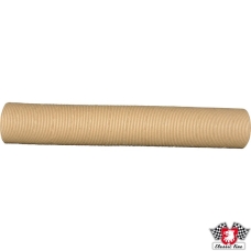 Heater hose, engine to heat exchanger, Ø60x380 mm, brown paper/alu