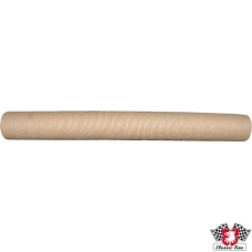 Heater hose, engine to heat exchanger, Ø60x460 mm, brown paper/alu