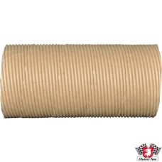 Heater hose, engine to heat exchanger, Ø60x130 mm, brown paper/alu, left