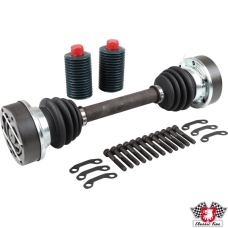 Drive shaft, complete with boots and bolts, rear, 411 mm