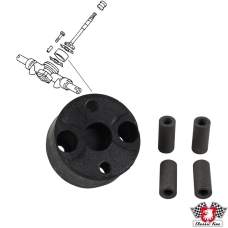 Steering rack coupling, rubber