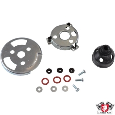 Mounting kit for steering wheel horn, complete