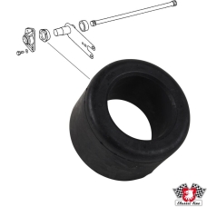 Rubber sleeve for torsion bar