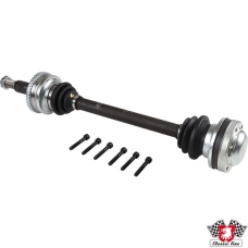 Drive shaft, complete with boots and bolts, rear