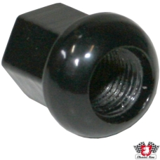 Wheel nut, alu, black, M14x1.5