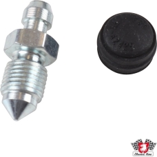 Bleeder valve for caliper, with cap, left/right