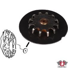 Brake pad damping shim, 44 mm, front