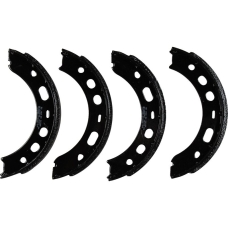 Brake shoe set for handbrake, 180x25 mm