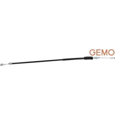 Handbrake cable, 910 mm, left