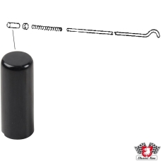 Push button for hand brake, black