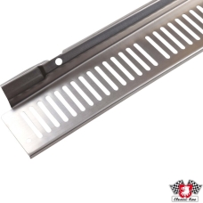 Rear bumper lower valance kit, polished