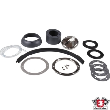 RSR fuel filler kit complete with fuel cap. This kit will allow fuel filling through the center of the bonnet while closed