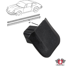 Jacking point cover, black plastic, left/right, 2 pieces required