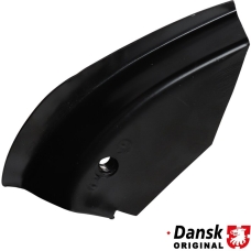 Corner plate for front wheel housing, left