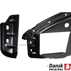 Reinforcement panel, front, front section, lower, for inner front wing, left