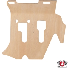 Pedal floor board, form-pressed laminated birchwood