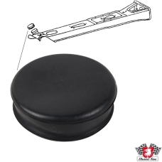 Rubber cap for center tunnel gas heater