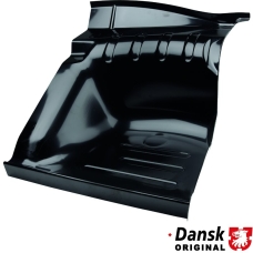 1/2 rear seat well bottom plate, left