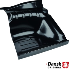 1/2 rear seat well bottom plate, right