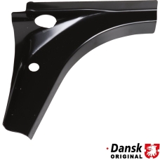 Fuel tank support corner plate, left