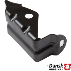 Bracket for rear bumper corner, left