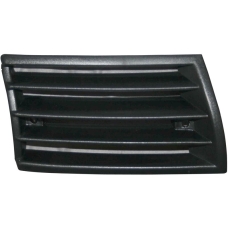 Front grille, plastic, black, right