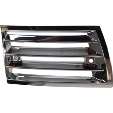 Front grille, plastic, chrome, right