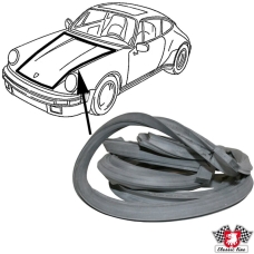 Seal for bonnet, front