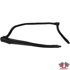 Windshield seal for targa roof, use only with hollow door seals. For use with late-style hollow door seals