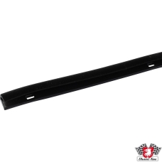 Sealing rail for door window frame, left