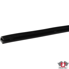 Sealing rail for door window frame, right