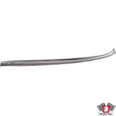 Trim for quarter window, bright anodized, left. Fits models with opening window