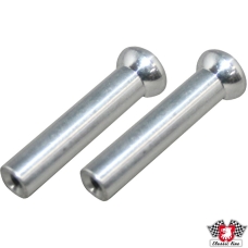 Door pin set, alu, 2 pcs.
