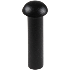 Door lock knob, black, 1 pcs., OE style