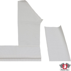 Roof inner liner set, vinyl, white (without sunroof)