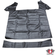 Roof inner liner set, vinyl, black (without sunroof)