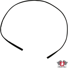 Velvet strip for sunroof, rear
