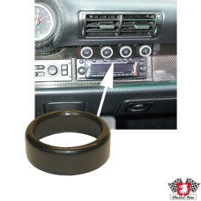 Decor ring for switches, alu, black anodized