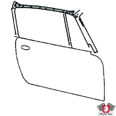 Targa roof top seal, right