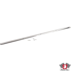 Door sill cover, stainless steel, polished, with screws, SWB