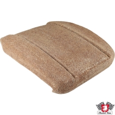 Backrest upholstery, front seat, natural fibers