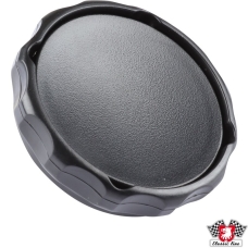Turning knob with cover for seat back adjustment, black, left/right