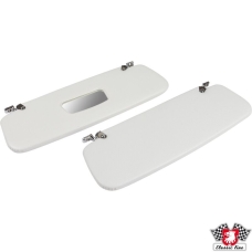 Sun visor set, cream, left/right