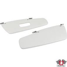 Sun visor set, cream, left/right
